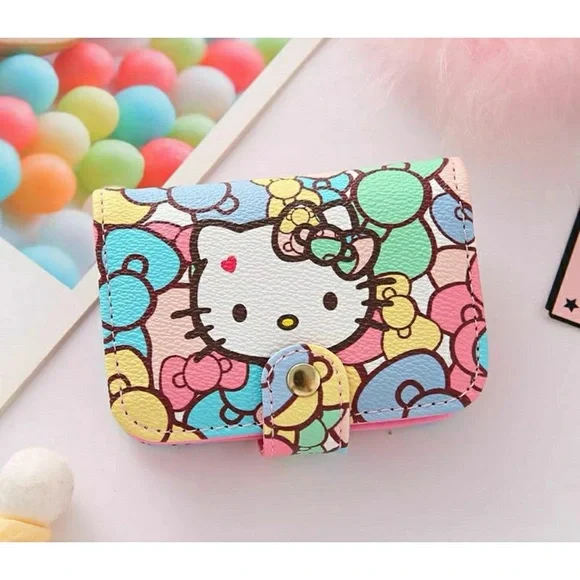 Mini Canvas Tote Bag W/ Hello Kitty Patches & Hello Kitty Card Holder NWOT - Picture 10 of 13